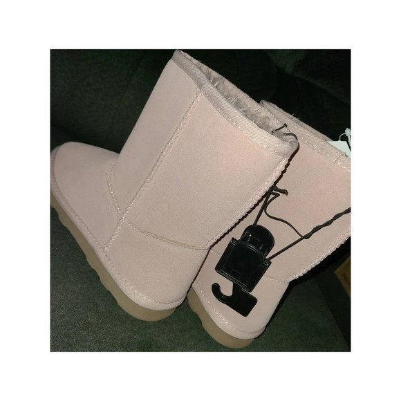 Time And Tru Bootie Boots Womens Size 8 Faux Fur Lined (DD) - Picture 2 of 6